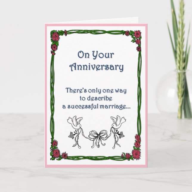 Tarjeta Una boda acertada es… (Anverso)