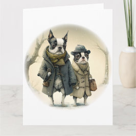 Tarjeta Una caminata de inviernos