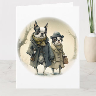 Tarjeta Una caminata de inviernos