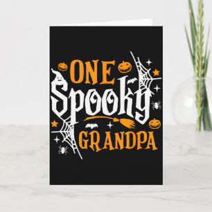 Tarjeta Una camisa de abuelo Soky divertida para Halloween