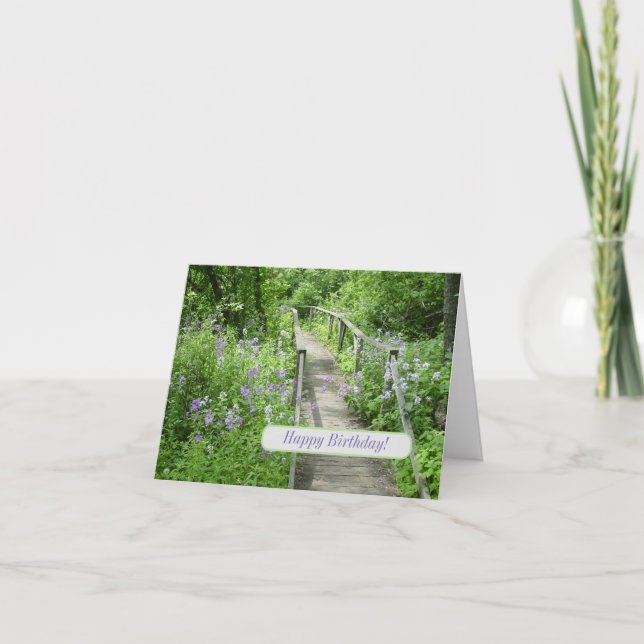 Tarjeta Una carta de cumpleaños menos tomada (Anverso)