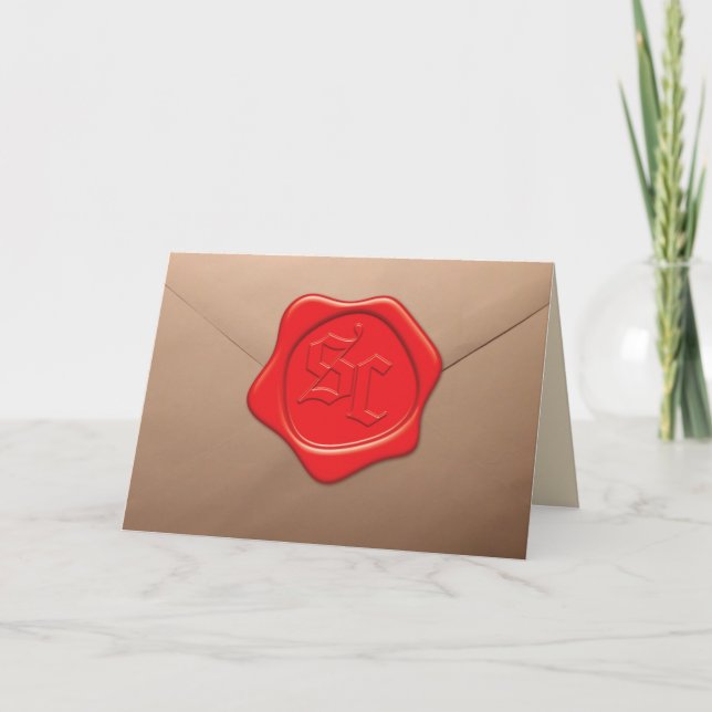 Tarjeta Una carta de Santa (Anverso)