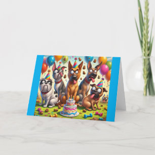 Tarjeta Una celebración de cumpleaños absolutamente divert