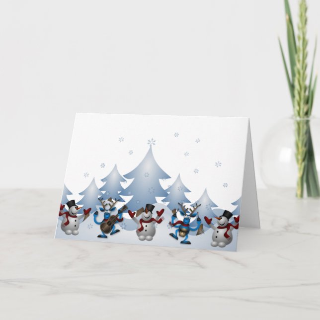 Tarjeta Una celebración musical de Navidades (Anverso)