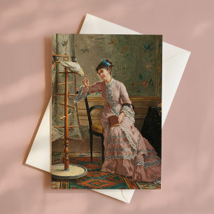 Tarjeta Una Cockatoo   Gustave Léonard de Jonghe