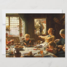 Una de las familias (burro al ser alimentado)