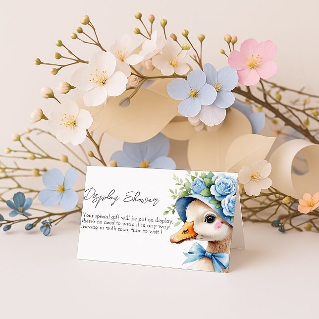 Tarjeta Una ducha de exhibición de bebé de Silly Goose (Subido por el creador)