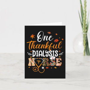 Tarjeta Una enfermera de diálisis agradecida aprende diver