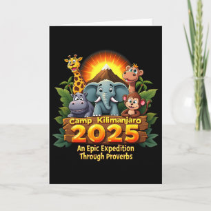 Tarjeta Una Expedición Épica Campamento Kilimanjaro Vbs 20
