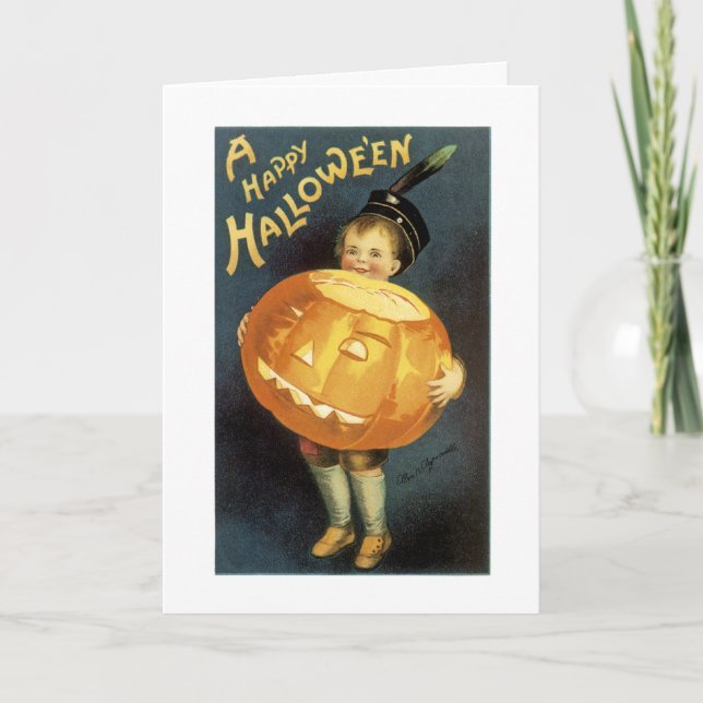 Tarjeta Una Feliz Halloween (Anverso)