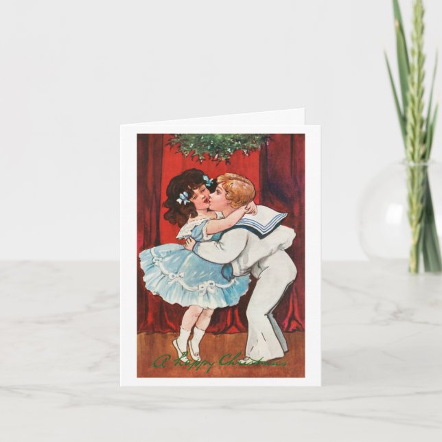 Tarjeta Una feliz Navidad (1905) (Anverso)