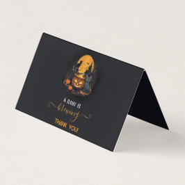 Tarjeta Una fiesta de baby shower de Halloween linda: 'Est