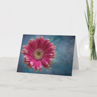 Tarjeta Una flor de Gerbera