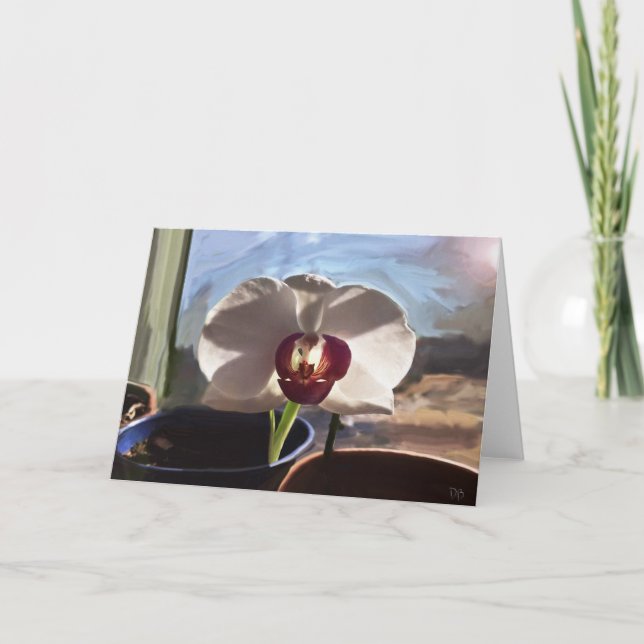 Tarjeta Una flor de los amigos (Anverso)