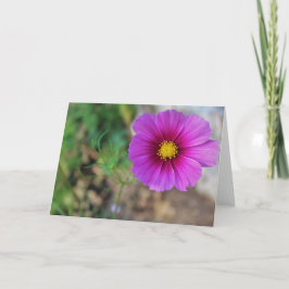 Tarjeta Una galaxia dentro de una flor