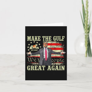 Tarjeta Una graciosa camiseta de Trump vuelve a hacer gran