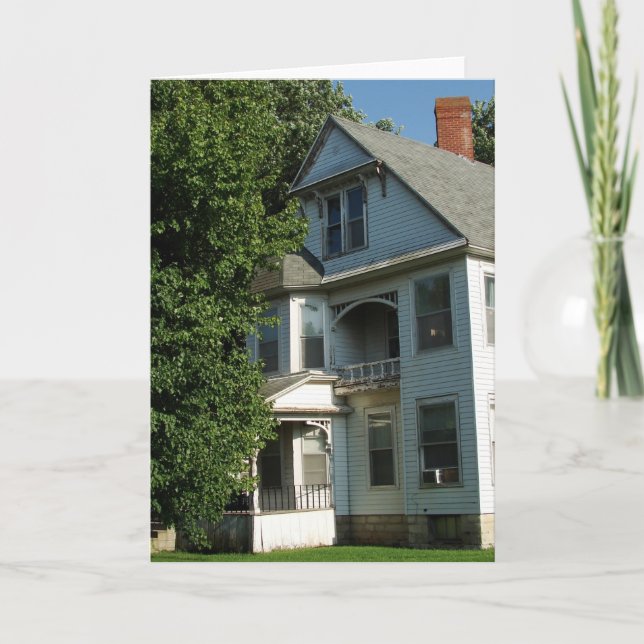 Tarjeta Una gran casa antigua (Anverso)