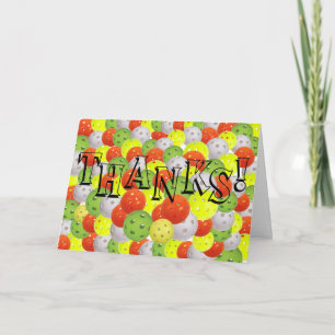 Tarjeta ¡Una Gran Pelota De Pollo Gracias!