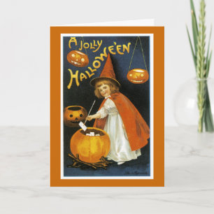 Tarjeta Una Halloween de alegría
