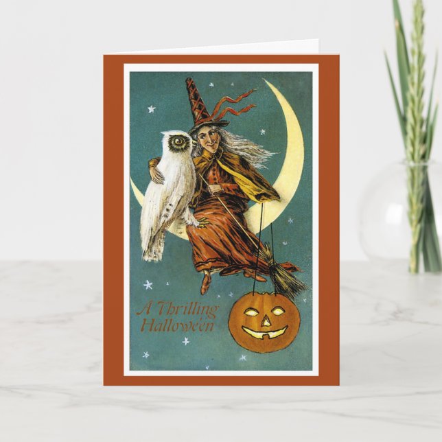 Tarjeta Una Halloween estremecedora (Anverso)