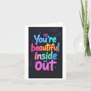 Tarjeta Una hermosa cita ideal para dar a cualquiera 