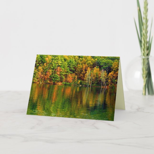 Tarjeta +Una luz de Great Awakening: Charca de Walden (Anverso)