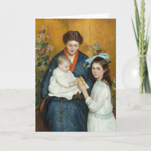 Tarjeta Una mañana de Pascua   Lilla Cabot Perry