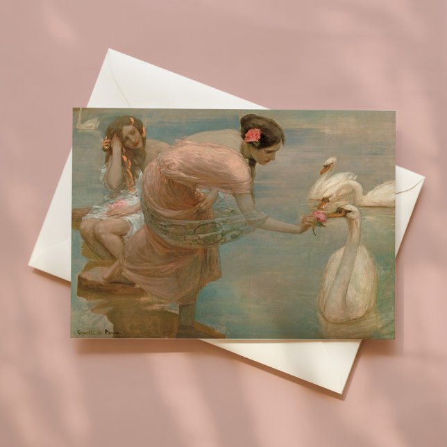Tarjeta Una mañana de verano | Rupert Bunny (Subido por el creador)