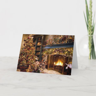 Tarjeta Una Navidad Victoriana