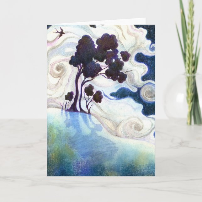 Tarjeta Una noche brillante (Anverso)