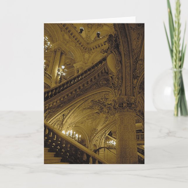 Tarjeta Una noche en la ópera II (Anverso)