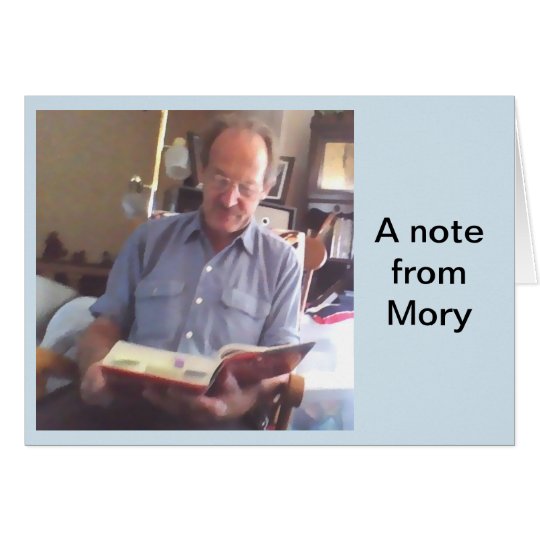 Tarjeta Una nota de Mory.