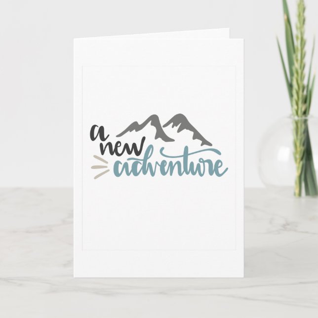 Tarjeta Una nueva aventura (Anverso)