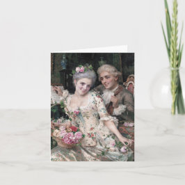 Tarjeta Una nueva cesta de flores