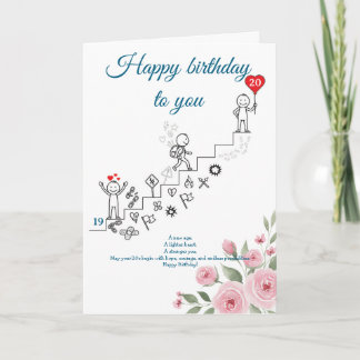 Tarjeta Una Nueva Era, Un Nuevo Camino, Cumpleaños