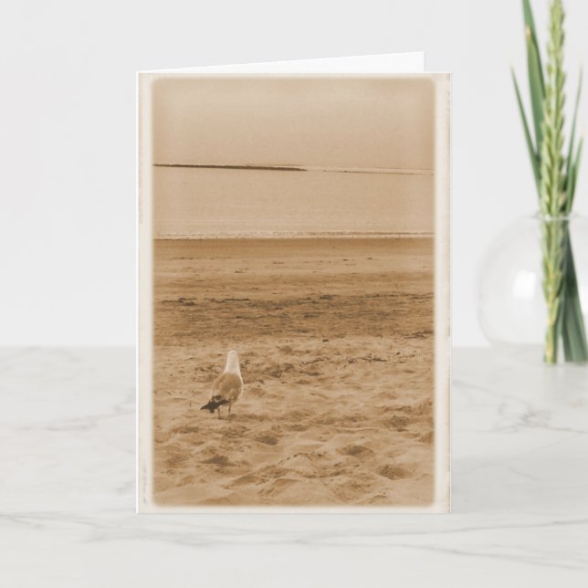 Tarjeta Una Ola En El Océano (Anverso)