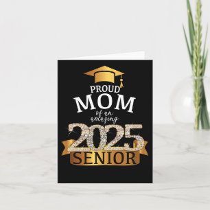 Tarjeta Una Orgullosa Mamá Senior 2025 Yo Elegante Celebra