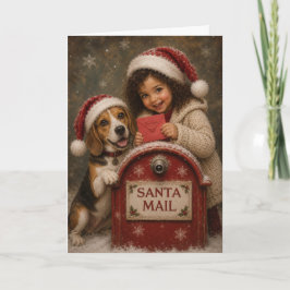 Tarjeta Una pequeña carta a Santa