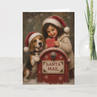 Tarjeta Una pequeña carta a Santa