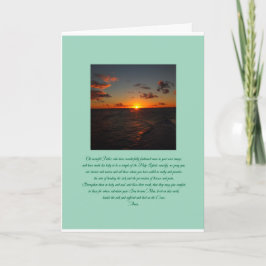 Tarjeta Una plegaria Médico