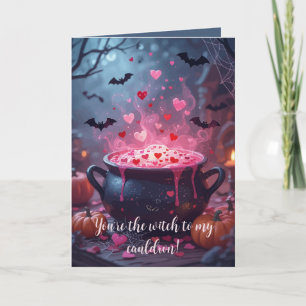 Tarjeta Una Poción de Brujas de Travesuras y Magia