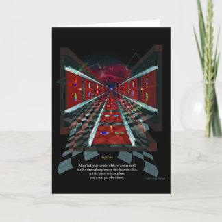 Tarjeta Una puerta llamada imaginación