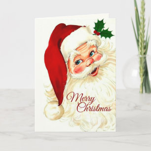 Tarjeta Una santa vintage chata