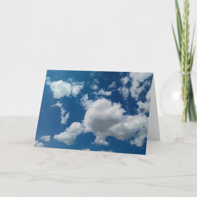Tarjeta Una selección de nubes (Anverso)
