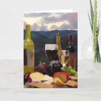 Tarjeta Una tarde en el país vinícola