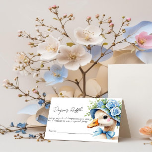Tarjeta Una tonta fiesta de shower del bebé Goose Boy rifa
