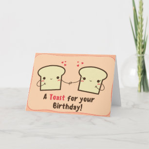 Tarjeta Una Tostada Para Tu Cumpleaños