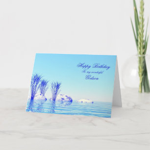 Tarjeta Una tranquila carta de cumpleaños de Godson