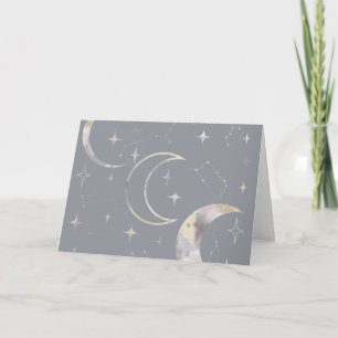 Tarjeta Una vez en una luna azul