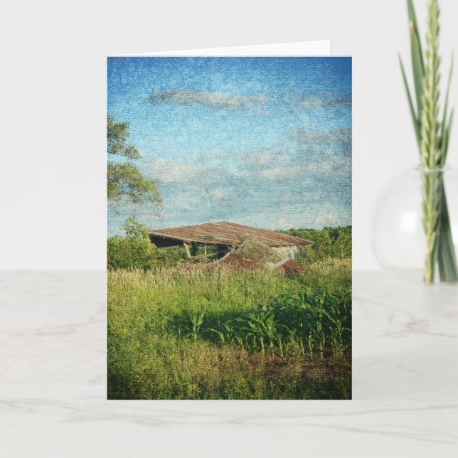 Tarjeta Una vez un granero (Anverso)